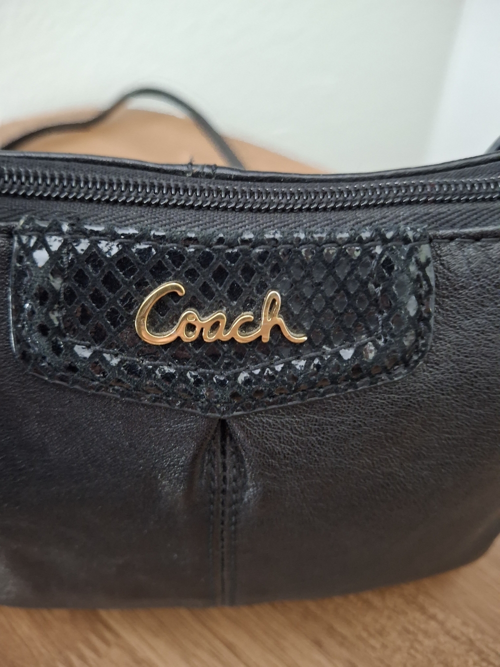Coach Black Leather Crossbody Bag - Picture 11 of 16
